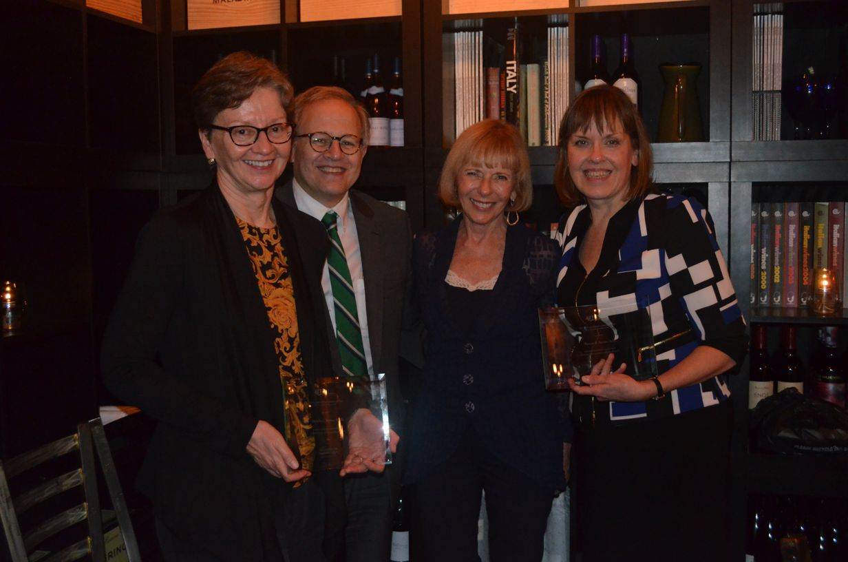 Foundation supporters at an awards gathering